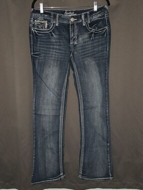 Amethyst Jeans Women's Dark Wash Flared Jeans